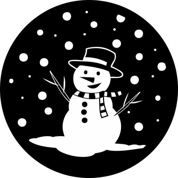 Snowman gobo